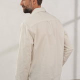 KEN shirt tencel linen stone grey