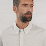 KEN shirt tencel linen stone grey