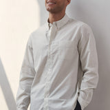 KEN shirt tencel linen stone grey