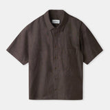 KLAAS shirt linen coffee