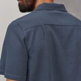 KUNO shirt eco crepe blue