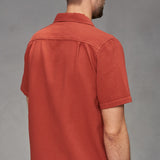 KUNO shirt eco crepe rust