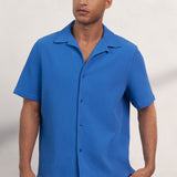 KUNO shirt eco crepe sky blue