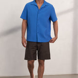 KUNO shirt eco crepe sky blue