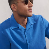 KUNO shirt eco crepe sky blue