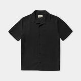 KUNO shirt eco crincle black