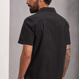 KUNO shirt eco crincle black