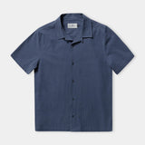 KUNO shirt eco crincle blue