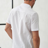 KUNO shirt eco crincle white