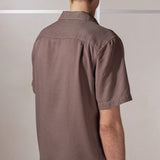 KUNO shirt eco grid clay