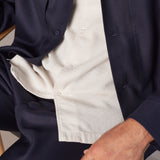 KUNO shirt eco grid ecru