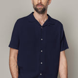 KUNO shirt eco grid navy