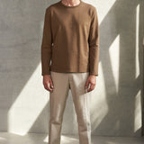 LARS jumper eco cotton caramel