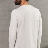 LARS jumper eco cotton stone white