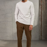 LARS jumper eco cotton stone white