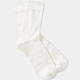 LINEN SOCKS white