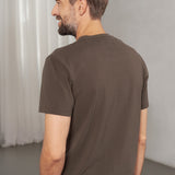 LIRON t-shirt eco pique coffee