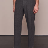 MAGNUS trousers eco flannel melange grey