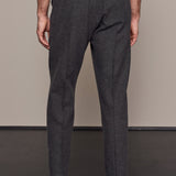 MAGNUS trousers eco flannel melange grey