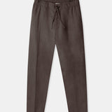 MAGNUS trousers linen coffee