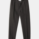 MAGNUS trousers winter linen black olive
