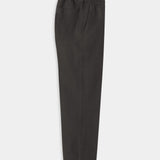 MAGNUS trousers winter linen black olive