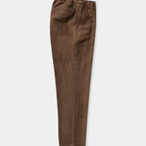 MAX trousers winter linen camel