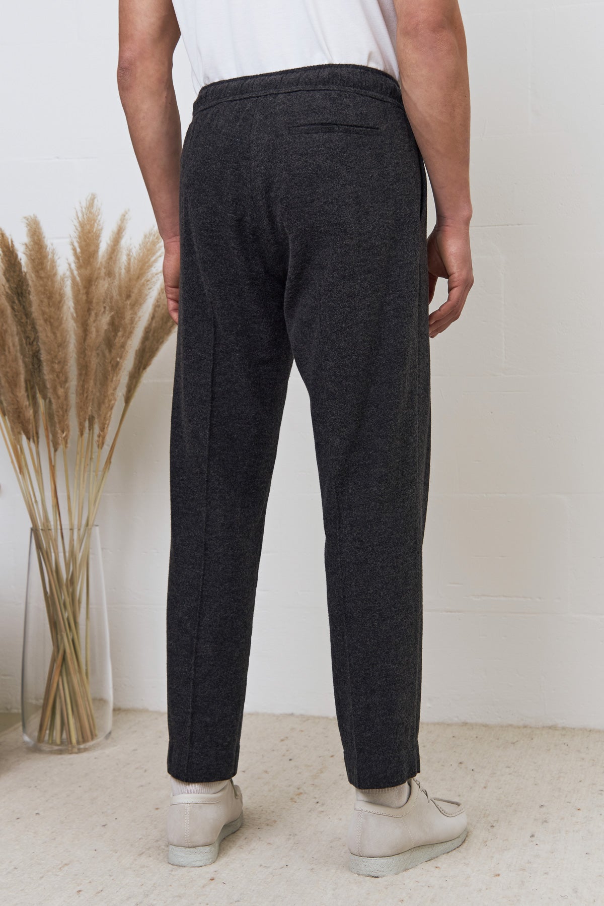 MAX trousers eco coal flannel