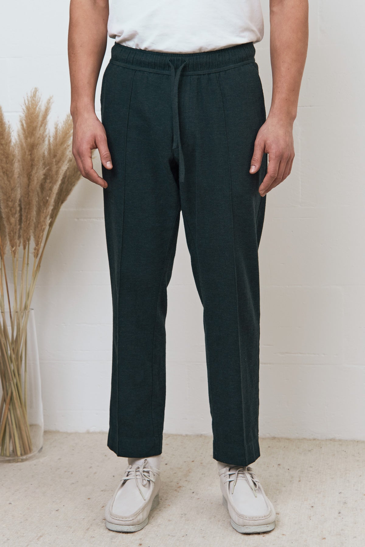 MAX trousers eco scot green flannel