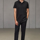 MAX trousers linen black