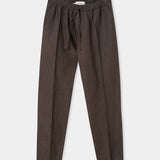 MAX trousers linen coffee