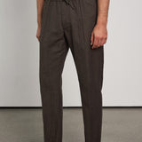 MAX trousers linen coffee