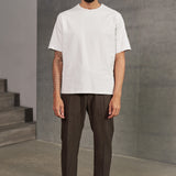 MAX trousers linen coffee