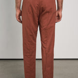 MAX trousers linen rust