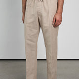 MAX trousers linen sand