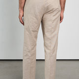 MAX trousers linen sand