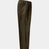 MAX trousers winter linen olive