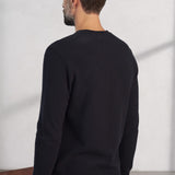 MORTEN jumper eco knotted black