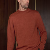 MORTEN jumper pure merino melange copper