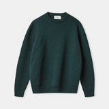 MORTEN jumper pure merino melange racing green