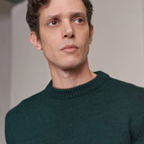 MORTEN jumper pure merino melange racing green