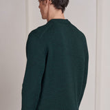 MORTEN jumper pure merino melange racing green