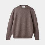 MORTEN jumper pure merino melange taupe