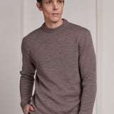 MORTEN jumper pure merino melange taupe