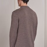 MORTEN jumper pure merino melange taupe