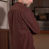 NATHAN shirt eco flannel brick