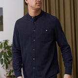 NATHAN shirt eco flannel deep sea