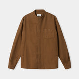 NATHAN shirt eco flannel tobacco