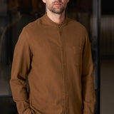 NATHAN shirt eco flannel tobacco