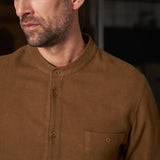 NATHAN shirt eco flannel tobacco